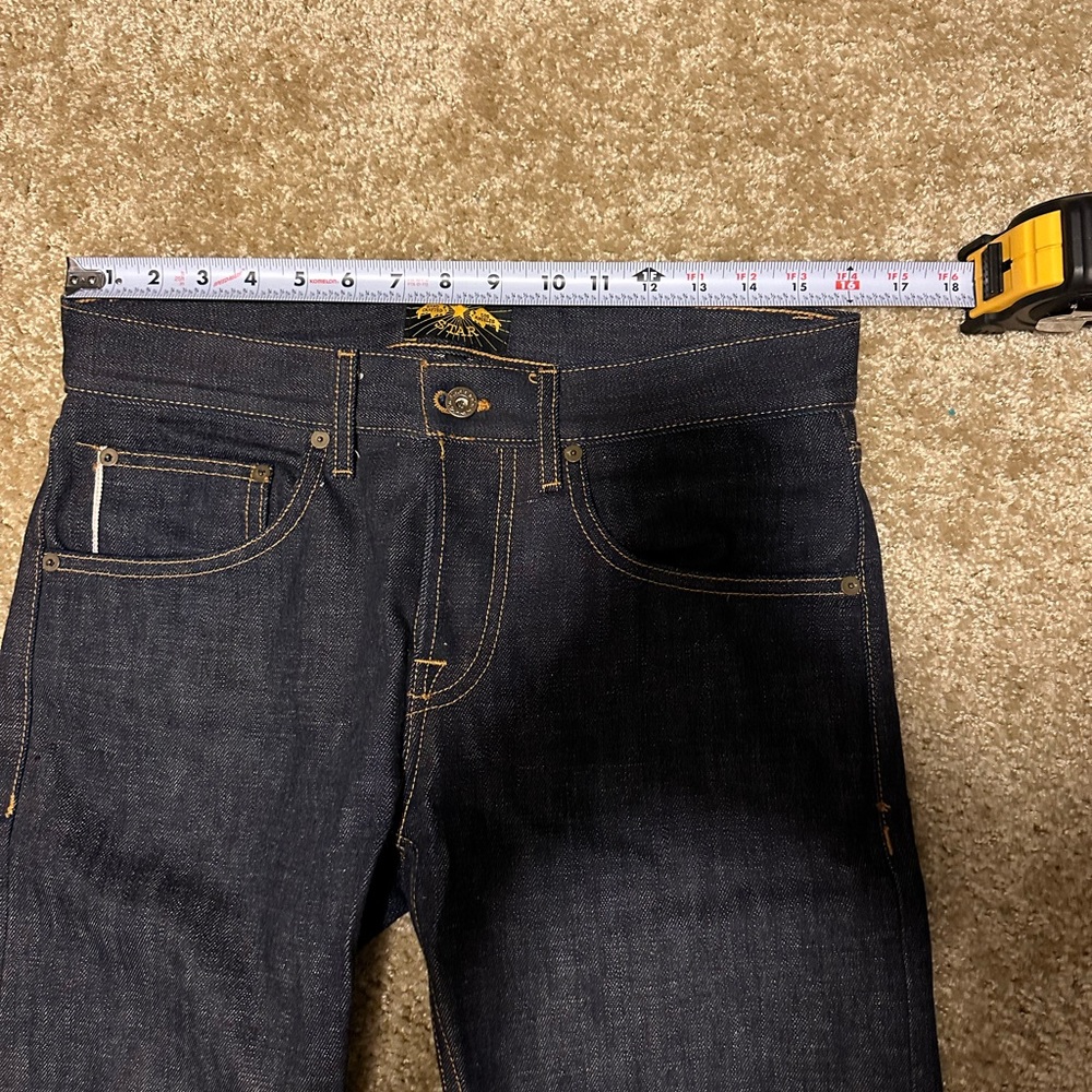 Brave Star Selvedge. Size 30. Slim/skinny fit. Made in USA.